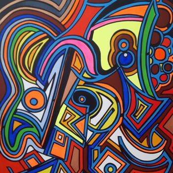 Ζωγραφική με τίτλο "#44 Kunstwerk Gemäl…" από Antonia Stabaginski, Αυθεντικά έργα τέχνης, Ακρυλικό