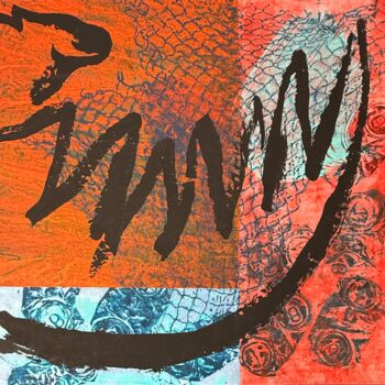 "Waiting For G. #3" başlıklı Tablo Julien-G tarafından, Orijinal sanat, Akrilik Ahşap panel üzerine monte edilmiş