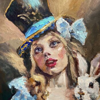 "Oil painting on can…" başlıklı Tablo Svetlana Shtamburg tarafından, Orijinal sanat, Petrol Karton üzerine monte edilmiş