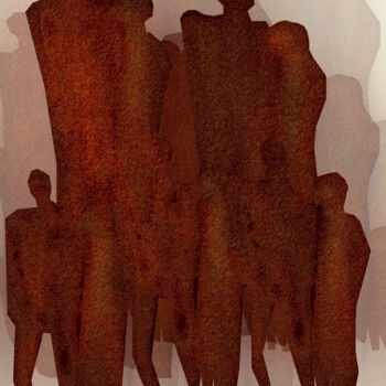 "silouhutes" başlıklı Dijital Sanat Hassan Maamoun tarafından, Orijinal sanat, Dijital Resim