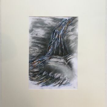 Malarstwo zatytułowany „Lost Track” autorstwa Elaine Wilday, Oryginalna praca, Kolaże