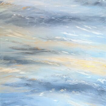 "Eau 1" başlıklı Tablo Mulhode tarafından, Orijinal sanat, Akrilik Ahşap Sedye çerçevesi üzerine monte edilmiş