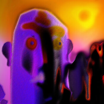 "A glimpse into a ni…" başlıklı Dijital Sanat Hassan Maamoun tarafından, Orijinal sanat, Dijital Resim