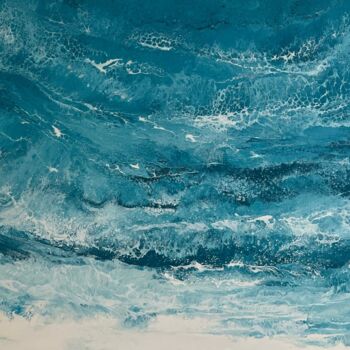 "Azure Waves" başlıklı Tablo Nataliia Mcmillian tarafından, Orijinal sanat, Akrilik