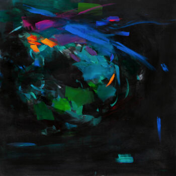 Peinture intitulée "Stardust" par Ute Laum, Œuvre d'art originale, Acrylique Monté sur Châssis en bois