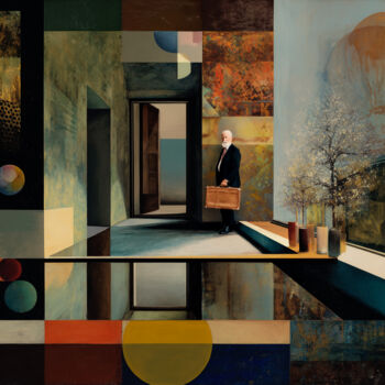 "The Last Departure" başlıklı Dijital Sanat Suima tarafından, Orijinal sanat, AI tarafından oluşturulan görüntü