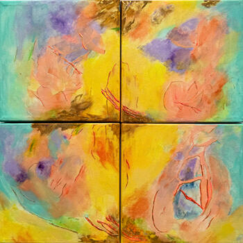 Malarstwo zatytułowany „Joie” autorstwa Venera Raya, Oryginalna praca, Akryl