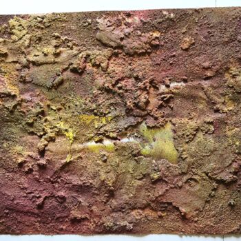 Collages titled "Paroi 7" by Alain Noble, Original Artwork, Collages