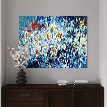 "Large Abstract Oil…" başlıklı Tablo Betül Yüksel tarafından, Orijinal sanat, Petrol