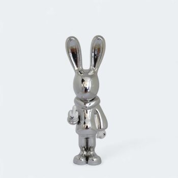 雕塑 标题为“Yolo Silver” 由Sagrasse, 原创艺术品, 树脂