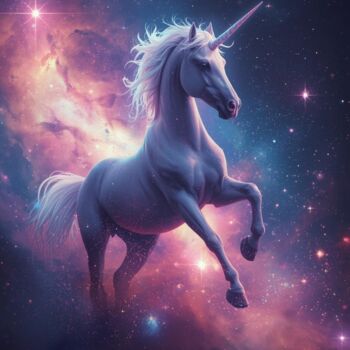 "Celestial Majesty:…" başlıklı Dijital Sanat Caprice tarafından, Orijinal sanat, AI tarafından oluşturulan görüntü