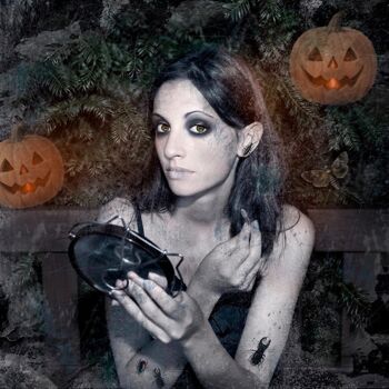 Fotografie mit dem Titel "Witchy preparation…" von Olga Gerasimova (GOASH), Original-Kunstwerk, Manipulierte Fotografie