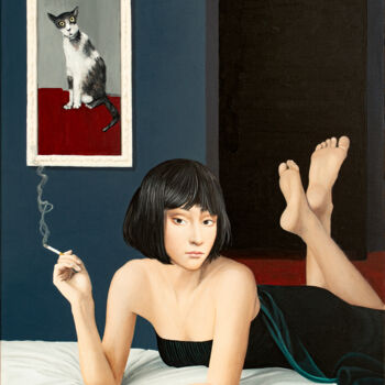 Malarstwo zatytułowany „Nothing Happened He…” autorstwa Nataliya Bagatskaya, Oryginalna praca, Akryl