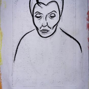 Рисунок под названием "Catherine" - Shank Arte, Подлинное произведение искусства, Цветные карандаши