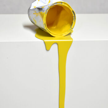 雕塑 标题为“Le vieux pot de pei…” 由Yannick Bouillault, 原创艺术品, 树脂