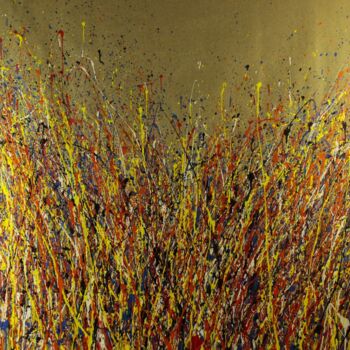 Malerei mit dem Titel "Drop of Fantasy: Go…" von Alessandro Butera, Original-Kunstwerk, Acryl