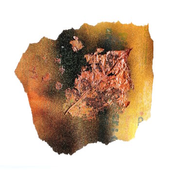 Collages titled "Traces 3" by Alain Noble, Original Artwork, Collages