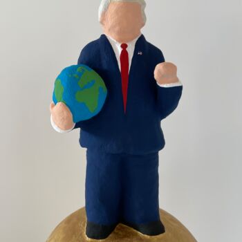 Sculpture intitulée "Le potentat" par Eva Rouwens, Œuvre d'art originale, Résine