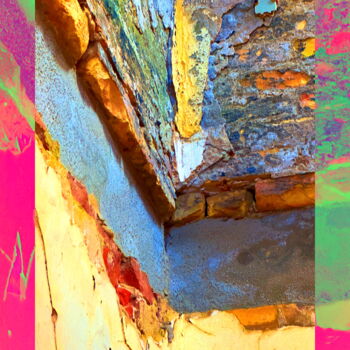 Fotografie mit dem Titel "Aufbrechende Farben" von Frank Wichmann (sinnesreiz.art), Original-Kunstwerk, Manipulierte Fotogra…