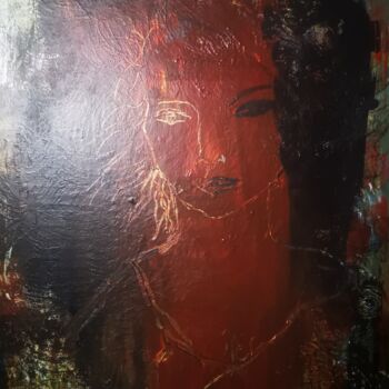 "Désir" başlıklı Tablo Abricodéal Îles tarafından, Orijinal sanat, Akrilik