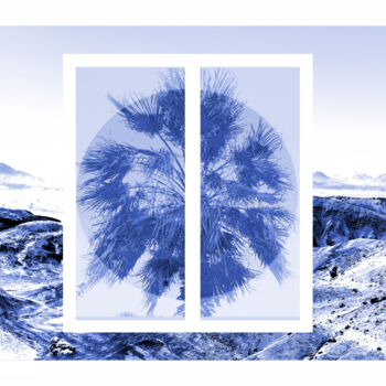 Digital Arts titled "VALLE DE LA LUNA" by Evelyne Chevallier, Original Artwork, Digital Collage