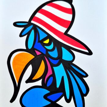 "Birdy" başlıklı Resim Art De Noé tarafından, Orijinal sanat, Akrilik