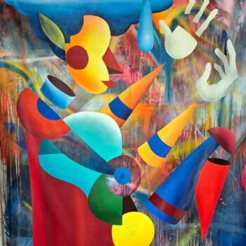 Peinture intitulée "The king" par Art De Noé, Œuvre d'art originale, Acrylique