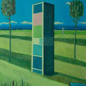 "The world of XCII.…" başlıklı Tablo Alexander Galyatsky tarafından, Orijinal sanat, Petrol Ahşap Sedye çerçevesi üzerine mo…