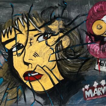 Painting titled "Mirror Soul" by Artocean, Original Artwork, Acrylic