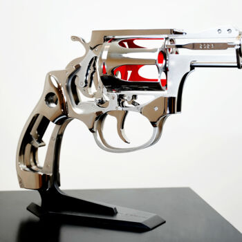 Rzeźba zatytułowany „Piccolo R. 38” autorstwa Jean Octobon, Oryginalna praca, Metale