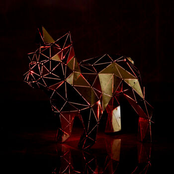 "French Bully" başlıklı Heykel Phantom Art tarafından, Orijinal sanat, Metaller