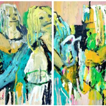 "Hamlet" başlıklı Tablo Francisco Santos tarafından, Orijinal sanat, Akrilik