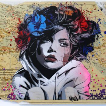 Peinture intitulée "perrot 1901  #1" par Max Andriot, Œuvre d'art originale, Acrylique