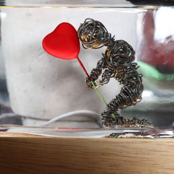 Sculpture intitulée "I'm not the one" par Donatella Marraoni, Œuvre d'art originale, Acier inoxydable