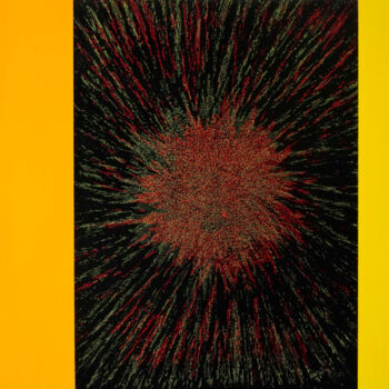 绘画 标题为“Tafelbild 4120” 由Volker W. Hamann, 原创艺术品, 丙烯 安装在木板上