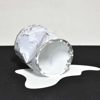 绘画 标题为“Le vieux pot de pei…” 由Yannick Bouillault, 原创艺术品, 树脂