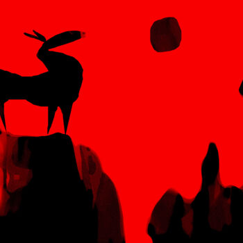 "Fool's pride" başlıklı Dijital Sanat Hassan Maamoun tarafından, Orijinal sanat, Dijital Resim artwork_cat. üzerine monte ed…