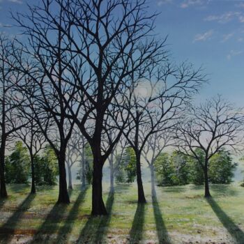 "A Winters Day" başlıklı Tablo Hazel Thomson tarafından, Orijinal sanat, Petrol Ahşap Sedye çerçevesi üzerine monte edilmiş