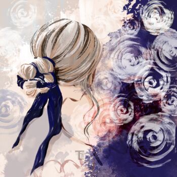 "Every Drop Echoes W…" başlıklı Dijital Sanat Tati Bugreeva tarafından, Orijinal sanat, Dijital Resim