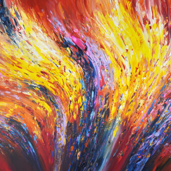 Painting titled "Just You And I XL 3" by Peter Nottrott, Original Artwork, Acrylic