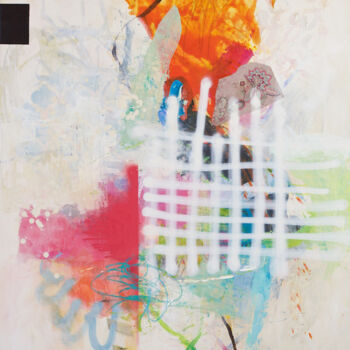 Pintura intitulada "Finding bliss" por Carolina Alotus, Obras de arte originais, Acrílico