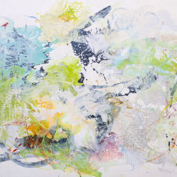 Pintura intitulada "Tender greens" por Carolina Alotus, Obras de arte originais, Acrílico