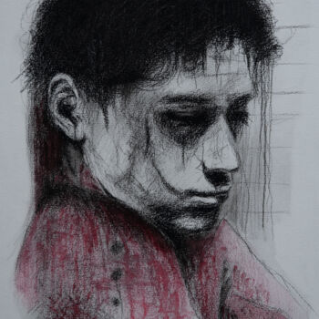 "Matthaus passion" başlıklı Resim Cyrille Mulot tarafından, Orijinal sanat, Grafit