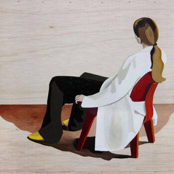 Painting titled "So near, So far" by Young Park, Original Artwork, Acrylic