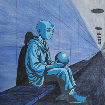 "The Station of Choi…" başlıklı Tablo Наталья Поповцева tarafından, Orijinal sanat, Akrilik