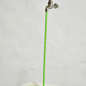 "Le liquide vert pom…" başlıklı Heykel Yannick Bouillault tarafından, Orijinal sanat, Rezine