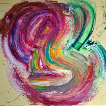 "Rainbow palette" başlıklı Tablo Natalia Capustenco tarafından, Orijinal sanat, Petrol