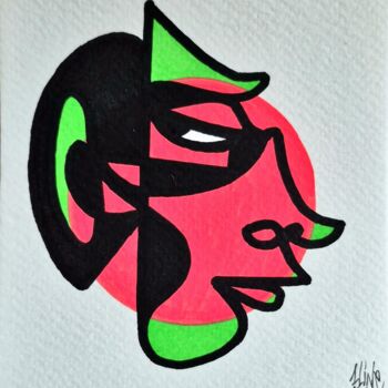 Dessin intitulée "Tony" par Art De Noé, Œuvre d'art originale, Acrylique