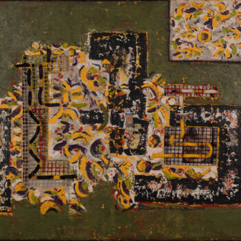 Malerei mit dem Titel "Echoes from the Past" von Daiana Bruj, Original-Kunstwerk, Acryl