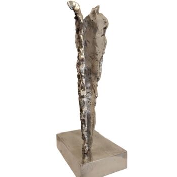 Sculpture intitulée "riflesso interiore" par Marcello Mancuso, Œuvre d'art originale, Aluminium